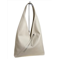 Женская сумка из искусственной кожи, цвет молочный