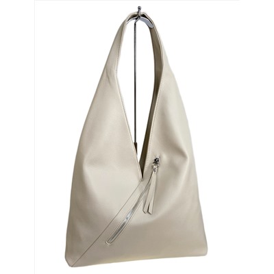 Женская сумка из искусственной кожи, цвет молочный