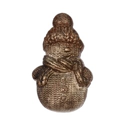 Шоколадная фигурка «Снеговик вязаный», кондитерская глазурь, 85 г