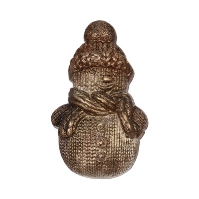 Шоколадная фигурка «Снеговик вязаный», кондитерская глазурь, 85 г