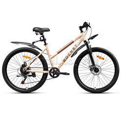 Велосипед 26" Rocket Vela 2.0, цвет бежевый, размер 17"