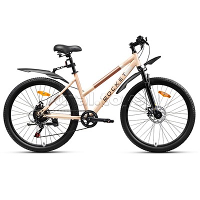 Велосипед 26" Rocket Vela 2.0, цвет бежевый, размер 17"
