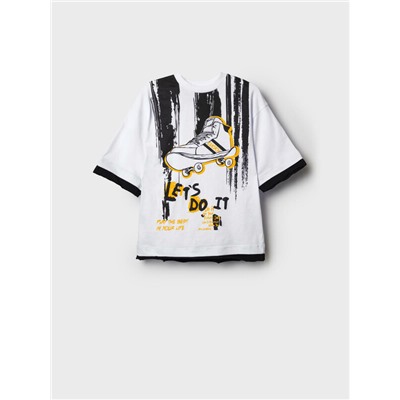 Фуфайка трикотажная для мальчиков (футболка)