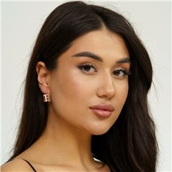 Серьги коллекция "Дубай" покрытие позолота, 43176, арт.214.245