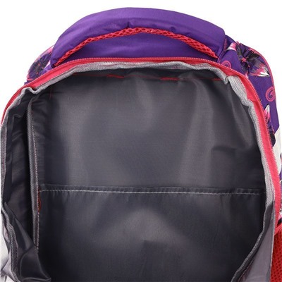 Рюкзак кошки и собачки фиолетовый вес 704г. 30х20х40