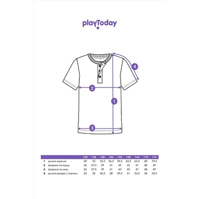 Футболка-поло PLAYTODAY, 1121901