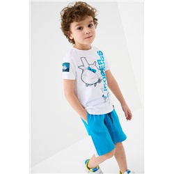 Комплект трикотажный для мальчиков: фуфайка (футболка), шорты PLAYTODAY, 1239655