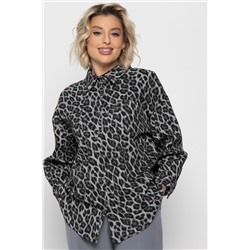 Рубашка Дарлин (серо-черная) Б14960-18М