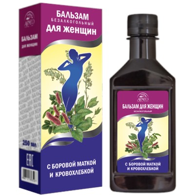 Бальзам Для женщин с боровой маткой и кровохлебкой 250 мл
