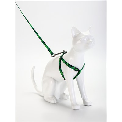 Комплект «Камуфляж», ОШ 16.5-27, ОГ 21-35 см, 120×1 см, капрон, зелёный