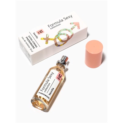 Туалетная вода женская с феромонами Formula Sexy collection Vanilla U109, 30 мл