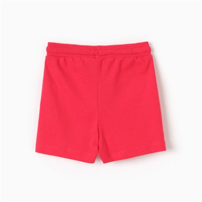 Шорты для девочки, цвет малиновый, рост 86 см