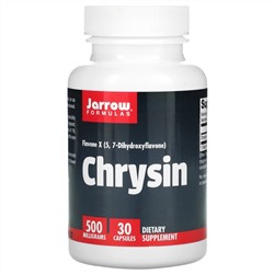 Jarrow Formulas, хризин, 500 мг, 30 капсул