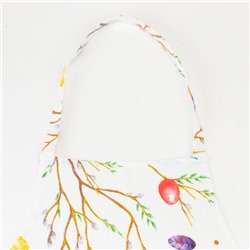 Фартук «Доляна» Happy Easter, белый, 60×70 см