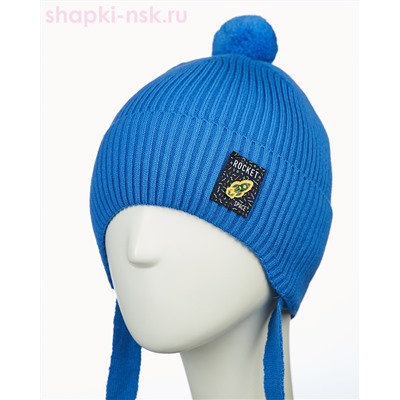 02-62-E Шапка для мальчика флис (50-52)