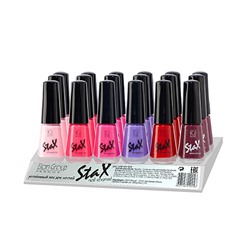 ЛАК д/ногтей  STAX 6мл (Микс 18шт.)