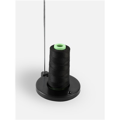 Органайзер-стойка для ниток, на подставке, 41×12×12 см, чёрный