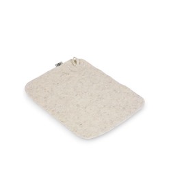 Коврик - сидушка для бани и сауны «Классический», 44×34 см, шерсть 100%, белый