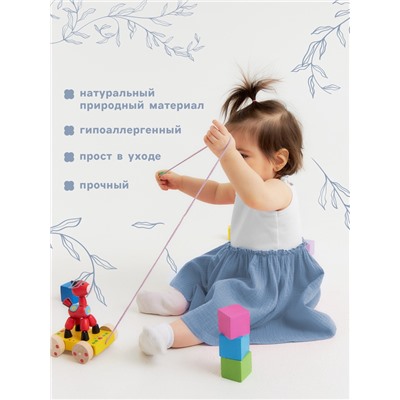 Сарафан для девочки «Крошка Я. Муслин», рост 80-86 см, голубой