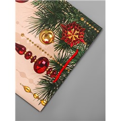 Пакет подарочный новогодний ламинированный, «Атмосфера Нового Года», 26×12×32 см