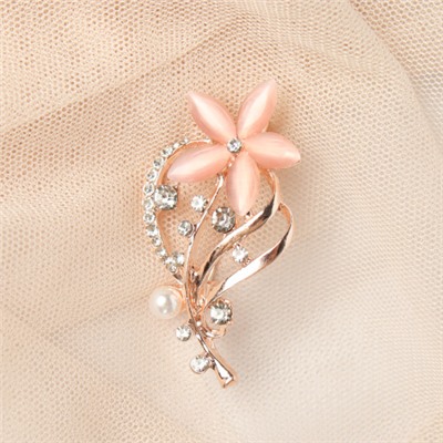 Брошь Пёрышки / 38B-9-20 /уп 912/