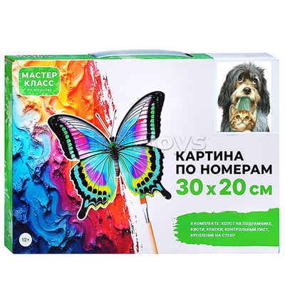 Набор для рисования "Картина по номерам 30х20 см. Друзья"