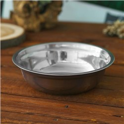 Миска походная «Следопыт-эконом», d=21 см, 1200 мл, сталь