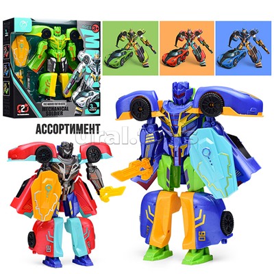 Робот трансформирующийся в спорткар, в коробке