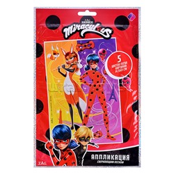 Аппликация сверкающим песком. Леди Баг и Супер-Кот. Подруги