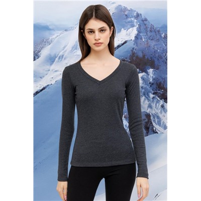 Фуфайка термо женская 602217 (Антрацит)