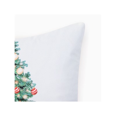 Наволочка декоративная новогодняя «Этель. Елочка» 40×40 см