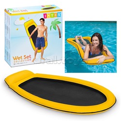 Матрас-сетка с подголовником, 178 х 94 см, цвета МИКС, 58836EU INTEX