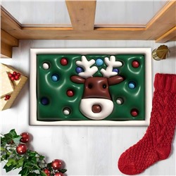 Придверный, универсальный и очень красивый коврик, противоскользящий, 40х60см