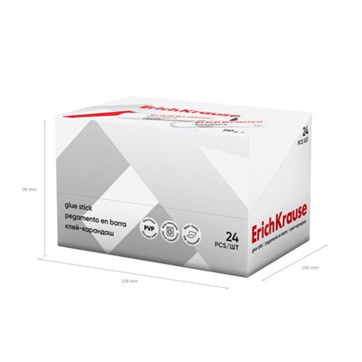 Клей-карандаш 19 гр PVP 48032 "Standard" ErichKrause