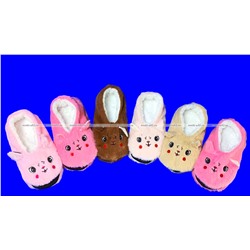 6 ПАР - Носки-тапочки с мехом Мордочки ЖЕНСКИЕ № 2