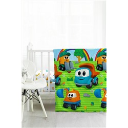 КПБ детск. поплин "Грузовичок Лёва" (40х60) рис. 16629-1/16630-1 Лёва и друзья