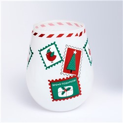 Стакан стеклянный новогодний «Все сбудется», 620 мл