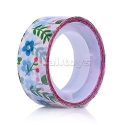 Клейкая лента декоративная "DIY" цветная, полипропиленовая основа 40 мкм, 15 ммx5 м, пласт.вт.