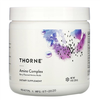 Thorne Research, комплекс аминокислот, со вкусом ягод, 228 г (8 унций)