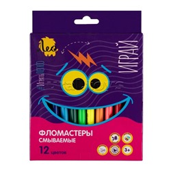Фломастеры смываемые 24 цв "Играй"