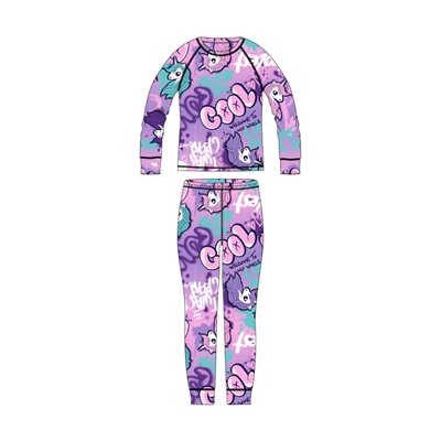 Термокомплект трикотажный для девочек: брюки, толстовка