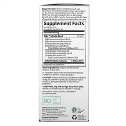 Garden of Life, Baby, Probiotic, пробиотик для детей, 4 млрд КОЕ, 56 мл (1,9 жидк. унций)