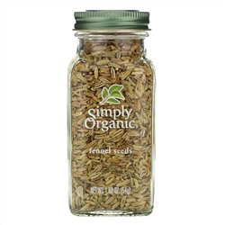 Simply Organic, Семена фенхеля, 1,90 унции (54 г)