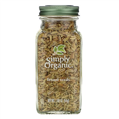 Simply Organic, Семена фенхеля, 1,90 унции (54 г)