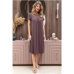 Сорочка ночная жен Mia Cara AW22WJ357C Rosa Del Te сливовый