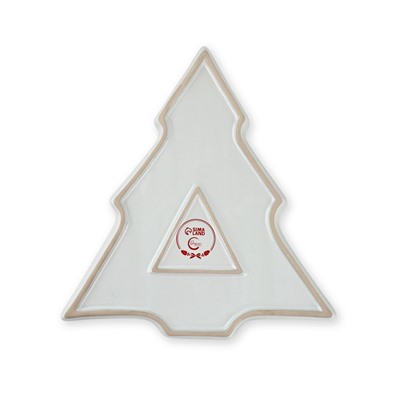 Блюдо новогоднее «Зайка», 23×22×2 см, ручная работа