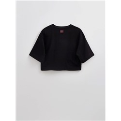 Футболки CONTE LD 2715 Укороченная футболка из хлопка с рисунком