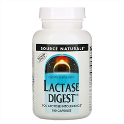 Source Naturals, Lactase Digest, 180 капсул