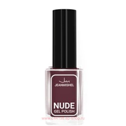 JEANMISHEL Лак Nude collection с эффектом геля тон 394 бордовый тауп 12мл