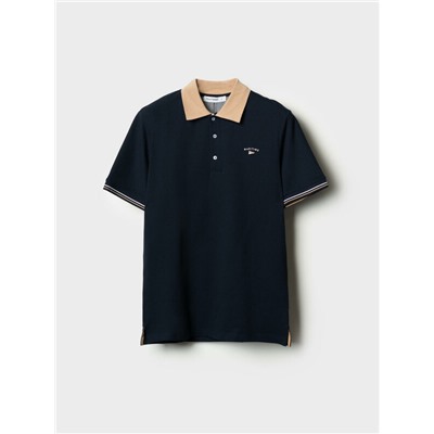 Джемпер трикотажный с воротником поло для мужчин